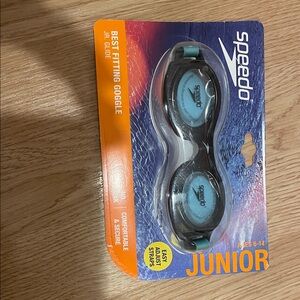 Speedo Junior Swim Goggles - Black and Blue